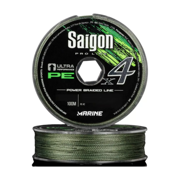 Linha Pesca Multifilamento Saigon X4 Marine