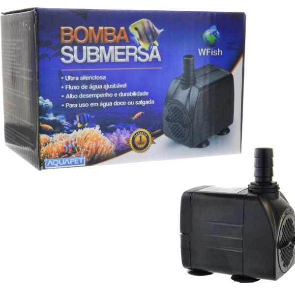 Bomba Submersa Wf-1000 15w 1000l/h 110v WFish